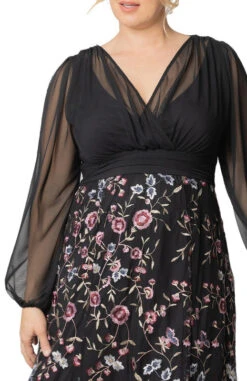 Moonlit Garden Isabella Embroidered Mesh Plus Size Formal Gown -Dressbarn Store 11232602 MLG Close