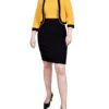 Black Lemon 3/4 Sleeve Textured Knit 2 Piece Dress Set