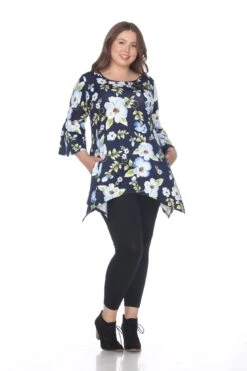 White Mark Blanche Plus Size Tunic Top with Bell Sleeves -Dressbarn Store blanche tunic top plus 388642