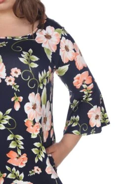 White Mark Blanche Plus Size Tunic Top with Bell Sleeves -Dressbarn Store blanche tunic top plus 421166