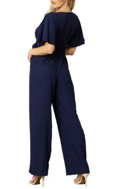 Wide Leg Crepe Jumpsuit for Wedding Guest and Office Wear 13 Wide Leg Crepe Jumpsuit for Wedding Guest and Office Wear -Dressbarn Store charisma crepe jumpsuit 621622