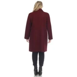 Women's Plus Size Double-Breasted Walker Coat - Sophisticated Winter Style -Dressbarn Store classic walker coat plus 729153