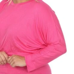 Plus Size Loose Fit Dolman Sleeve Tunic Top -Dressbarn Store dolman sleeve top plus 134284