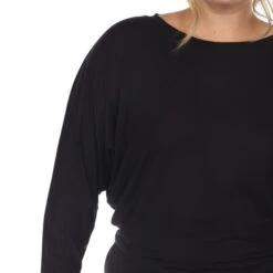 Plus Size Loose Fit Dolman Sleeve Tunic Top -Dressbarn Store dolman sleeve top plus 136628