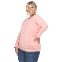 Plus Size Loose Fit Dolman Sleeve Tunic Top -Dressbarn Store dolman sleeve top plus 479953