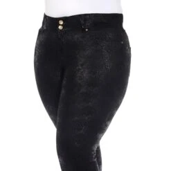Plus Size Faux Suede Snake Print Pants - Straight Leg Ankle Trousers -Dressbarn Store faux suede snake print pants 158575