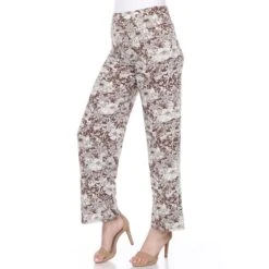 Floral Paisley Palazzo Pants - Lightweight Wide-Leg Boho Trousers -Dressbarn Store floral paisley palazzo pants 749228