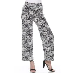 Floral Paisley Palazzo Pants - Lightweight Wide-Leg Boho Trousers -Dressbarn Store floral paisley palazzo pants 931314