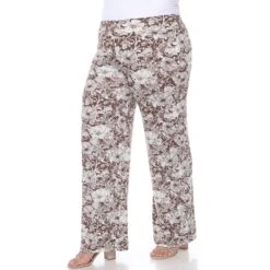 Plus Size Floral Paisley Wide Leg Palazzo Pants with Fold-Over Waist 22 Plus Size Floral Paisley Wide Leg Palazzo Pants with Fold-Over Waist -Dressbarn Store floral paisley palazzo pants plus 198243
