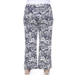 Plus Size Floral Paisley Wide Leg Palazzo Pants with Fold-Over Waist 27 Plus Size Floral Paisley Wide Leg Palazzo Pants with Fold-Over Waist -Dressbarn Store floral paisley palazzo pants plus 701890