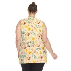 White Mark Women's Plus Size Floral Sleeveless Tunic Top 23 White Mark Women's Plus Size Floral Sleeveless Tunic Top -Dressbarn Store floral sleeveless tunic top plus 235336