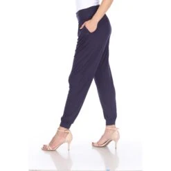 Relaxed Fit Boho Harem Pants: Comfortable Aladdin Yoga Joggers with Pockets -Dressbarn Store harem pants 414732