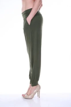 Relaxed Fit Boho Harem Pants: Comfortable Aladdin Yoga Joggers with Pockets -Dressbarn Store harem pants 687451