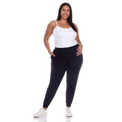 Plus Size Soft Rayon Harem Pants with Pockets & Fold-Over Waist 24 Plus Size Soft Rayon Harem Pants with Pockets & Fold-Over Waist -Dressbarn Store harem pants plus 893188