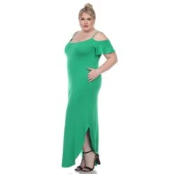 White Mark Lexi Plus Size Cold Shoulder Maxi Dress with Side Pockets -Dressbarn Store lexi maxi dress plus 144197