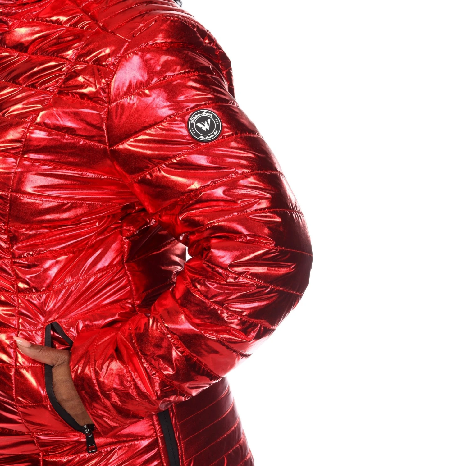 Metallic Puffer Coat - Plus 10 Metallic Puffer Coat - Plus - Image 10