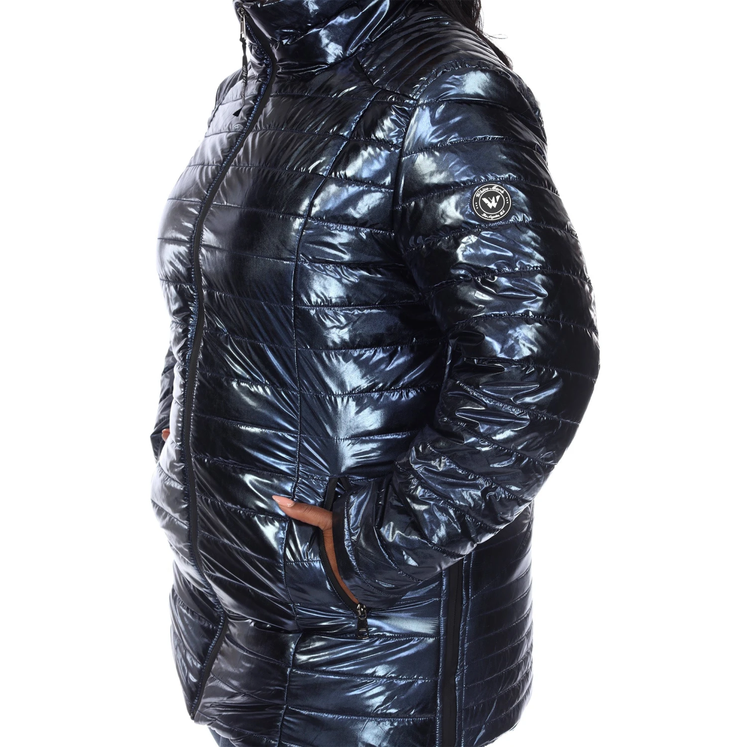 Metallic Puffer Coat - Plus 15 Metallic Puffer Coat - Plus - Image 15