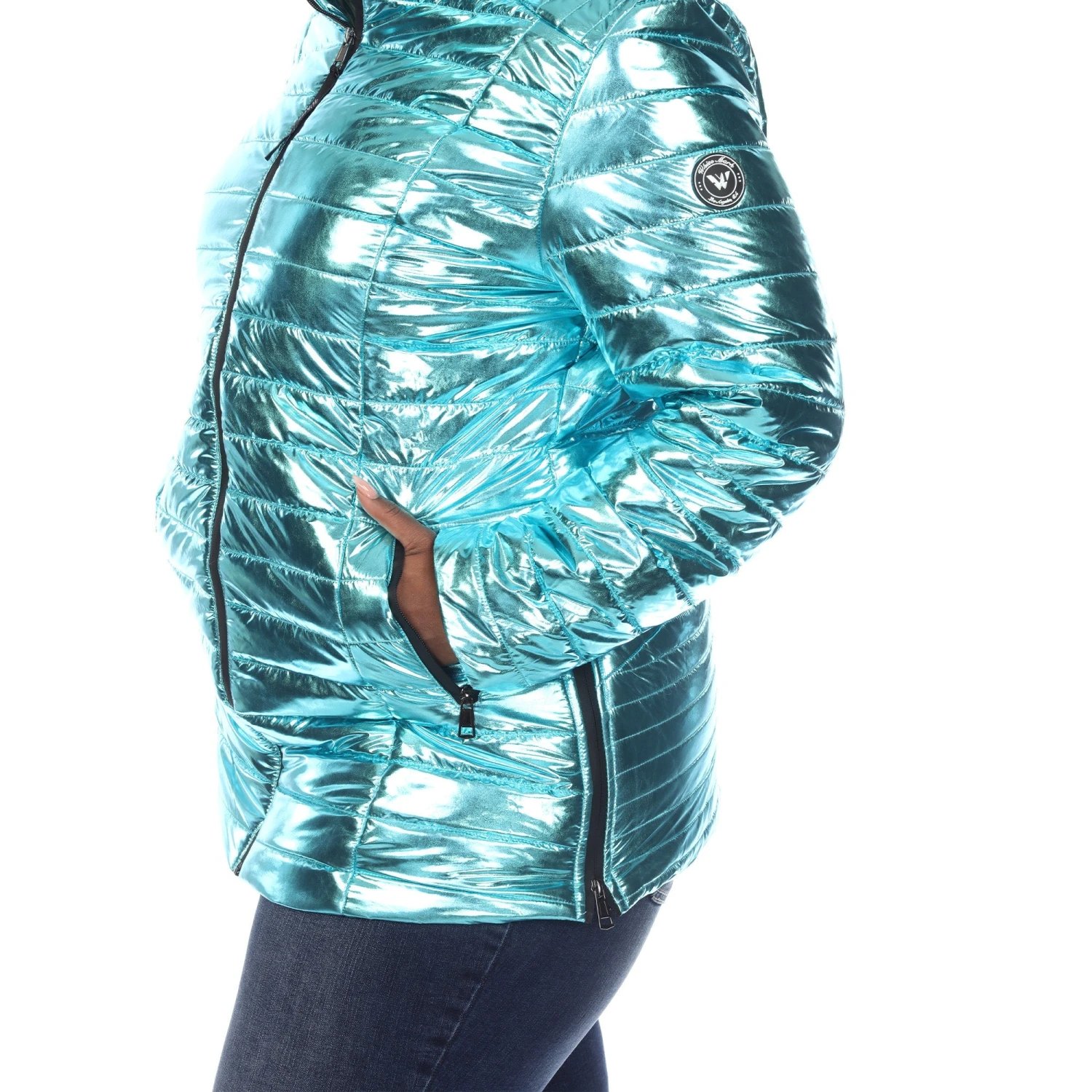 Metallic Puffer Coat - Plus 20 Metallic Puffer Coat - Plus - Image 20