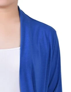 Nautical Blue 3/4 Sleeve Cardigan - Versatile Lightweight Layer 6 Nautical Blue 3/4 Sleeve Cardigan - Versatile Lightweight Layer -Dressbarn Store nautical blue solid 34 sleeve cardigan 830267