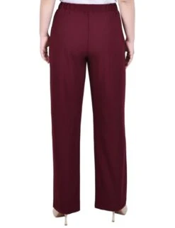 NY Collection Petite Belted Scuba Crepe Relaxed Fit Pants 23 NY Collection Petite Belted Scuba Crepe Relaxed Fit Pants -Dressbarn Store ny collection belted scuba crepe pants petite 388671