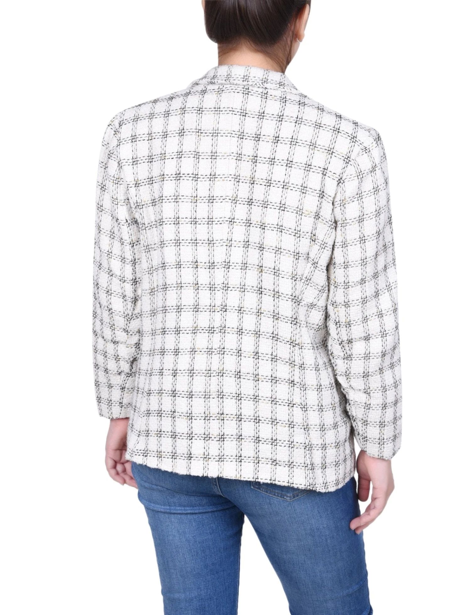 NY Collection Petite Long Sleeve Twill Jacket with Drawstring Waist 12 NY Collection Petite Long Sleeve Twill Jacket with Drawstring Waist - Image 12