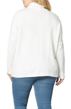 Plus Size Paris Turtleneck Tunic Sweater - Heavy Knit Longline Pullover -Dressbarn Store paris turtleneck tunic sweater plus 937945