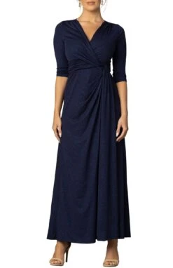 Elegant Floor-Length Evening Gown with 3/4 Sleeves - Romanced By Moonlight 11 Elegant Floor-Length Evening Gown with 3/4 Sleeves - Romanced By Moonlight -Dressbarn Store romanced by moonlight gown 399553