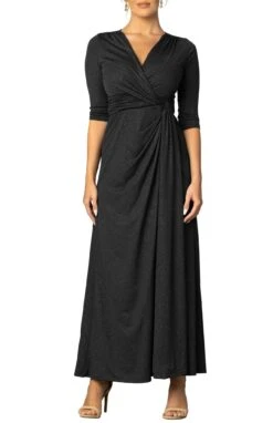 Elegant Floor-Length Evening Gown with 3/4 Sleeves - Romanced By Moonlight 15 Elegant Floor-Length Evening Gown with 3/4 Sleeves - Romanced By Moonlight -Dressbarn Store romanced by moonlight gown 499026