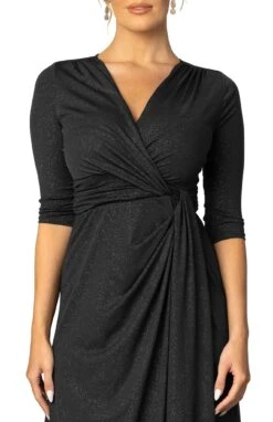 Elegant Floor-Length Evening Gown with 3/4 Sleeves - Romanced By Moonlight 14 Elegant Floor-Length Evening Gown with 3/4 Sleeves - Romanced By Moonlight -Dressbarn Store romanced by moonlight gown 837686