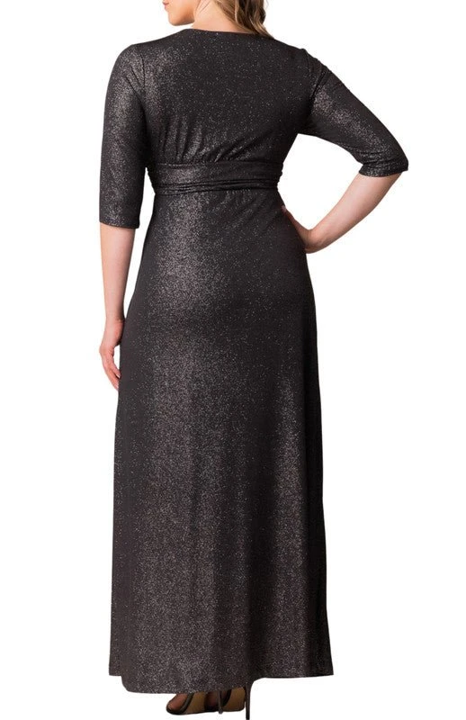 Plus Size Romanced By Moonlight Floor-Length Evening Gown 14 Plus Size Romanced By Moonlight Floor-Length Evening Gown - Image 14