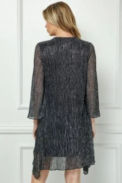 Sara Michelle 3/4 Bell Sleeve 2-Fer Dress with Detachable Necklace -Dressbarn Store sara michelle 34 bell sleeve 2 fer dress and necklace 398032