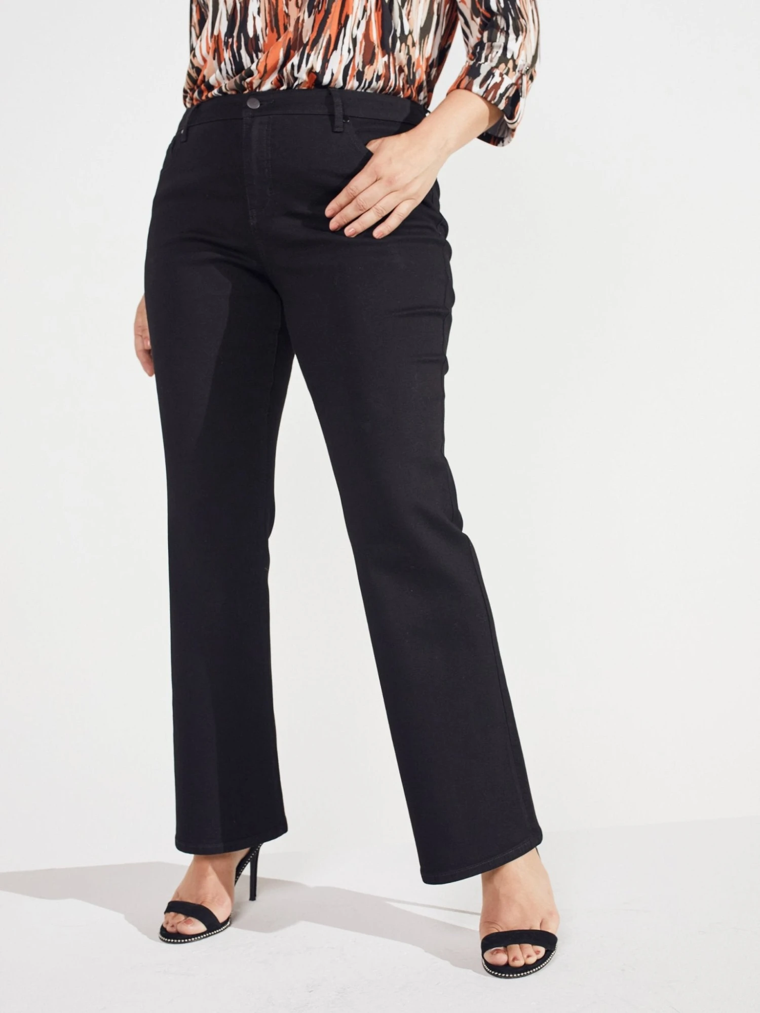 Westport Signature Plus Size Bootcut 5-Pocket Denim Jeans 11 Westport Signature Plus Size Bootcut 5-Pocket Denim Jeans - Image 11