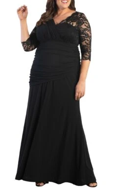 Plus Size Soiree Evening Gown - Elegant One-Shoulder Illusion Trumpet Dress 11 Plus Size Soiree Evening Gown - Elegant One-Shoulder Illusion Trumpet Dress -Dressbarn Store soiree evening gown plus 600198