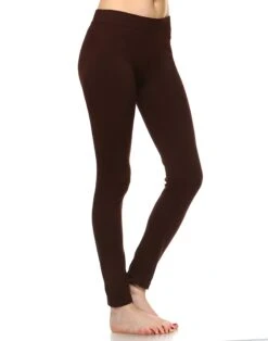Premium Ultra-Soft Solid Leggings - Versatile One-Size Slim Fit -Dressbarn Store solid leggings 128114