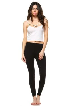 Dressbarn Store -Dressbarn Store solid leggings 360544