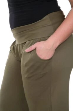 Plus Size Wide Leg Palazzo Pants with Fold Over Waistband 35 Plus Size Wide Leg Palazzo Pants with Fold Over Waistband -Dressbarn Store solid palazzo pants plus 791597