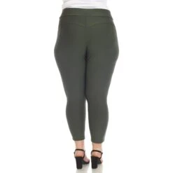 Plus Size High Waist Scuba Ankle Pants - Wrinkle-Resistant Stretch -Dressbarn Store super soft elastic waistband scuba pants plus 378013