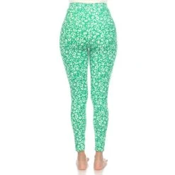 White Mark Super Soft Leopard Printed Slim-Fit Leggings -Dressbarn Store super soft leopard printed leggings 502059