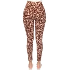 White Mark Super Soft Leopard Printed Slim-Fit Leggings -Dressbarn Store super soft leopard printed leggings 619462