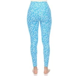 White Mark Super Soft Leopard Printed Slim-Fit Leggings -Dressbarn Store super soft leopard printed leggings 652532