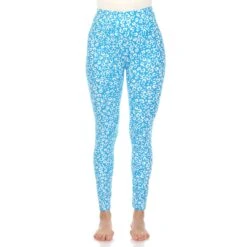 White Mark Super Soft Leopard Printed Slim-Fit Leggings -Dressbarn Store super soft leopard printed leggings 742208