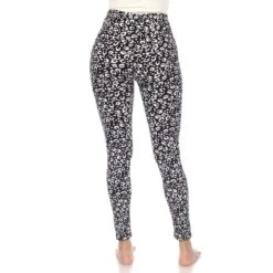 White Mark Super Soft Leopard Printed Slim-Fit Leggings -Dressbarn Store super soft leopard printed leggings 858491
