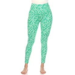White Mark Super Soft Leopard Printed Slim-Fit Leggings -Dressbarn Store super soft leopard printed leggings 875810