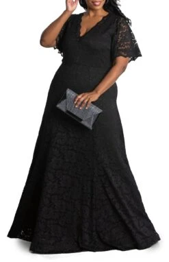 Symphony Lace Evening Gown - Plus -Dressbarn Store symphony lace evening gown plus 702476