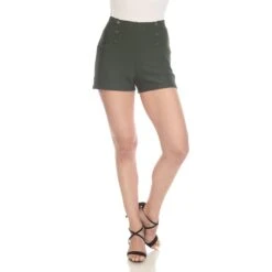 Sophisticated Tailored Front Button Shorts - High Waist & Slim Fit 25 Sophisticated Tailored Front Button Shorts - High Waist & Slim Fit -Dressbarn Store tailored front button shorts 348412