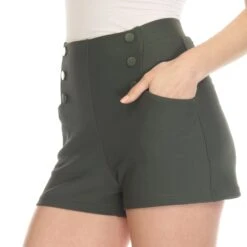 Sophisticated Tailored Front Button Shorts - High Waist & Slim Fit 28 Sophisticated Tailored Front Button Shorts - High Waist & Slim Fit -Dressbarn Store tailored front button shorts 641572