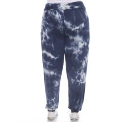 Plus Size Tie Dye Harem Pants with Pockets: Relaxed Boho Aladdin Trousers -Dressbarn Store tie dye harem pants plus 298171