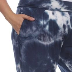 Plus Size Tie Dye Harem Pants with Pockets: Relaxed Boho Aladdin Trousers -Dressbarn Store tie dye harem pants plus 435418