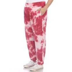 Plus Size Tie Dye Harem Pants with Pockets: Relaxed Boho Aladdin Trousers -Dressbarn Store tie dye harem pants plus 478896