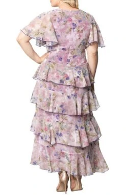 Plus Size Tour De Flounce Chiffon Evening Gown 18 Plus Size Tour De Flounce Chiffon Evening Gown -Dressbarn Store tour de flounce chiffon gown plus 996220